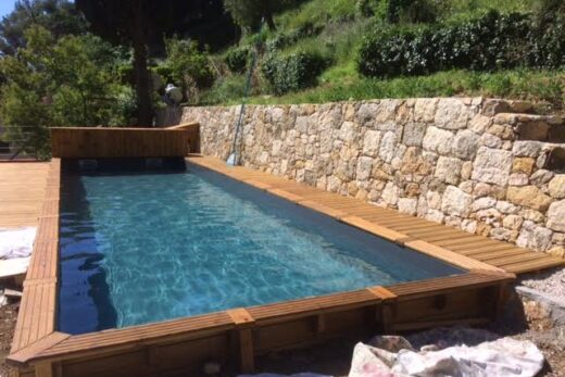 Piscine bois rectangulaire Difloisirs