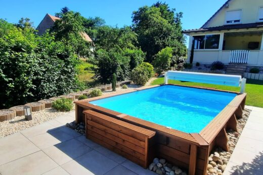 Piscine bois hors sol : Semi-enterrée ou enterrée